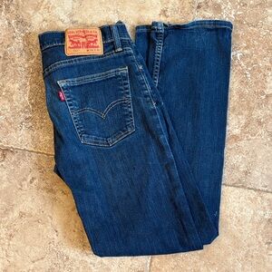 Levi's Men's Dark Blue Straight Jeans